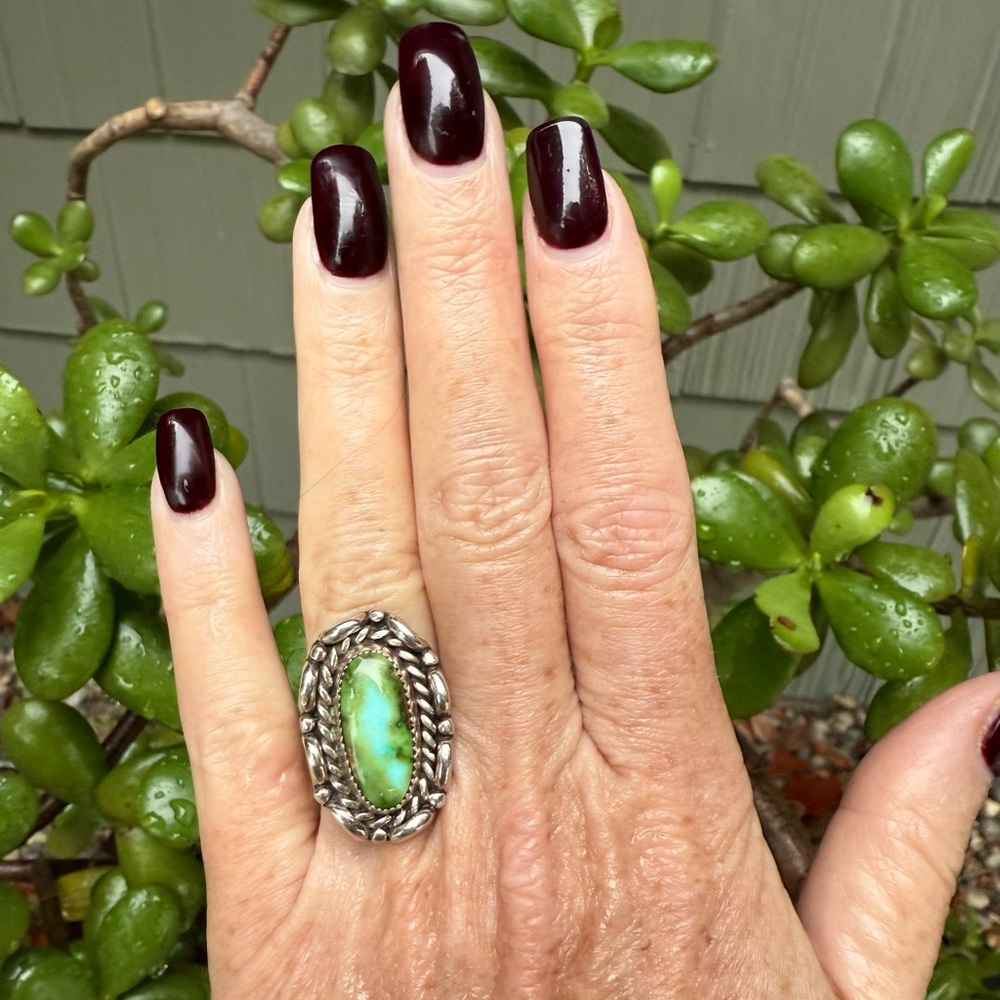 Polychrome Sierra Bella Turquoise Sterling Silver Ring LESS ON IG ANGELSDRAWERS